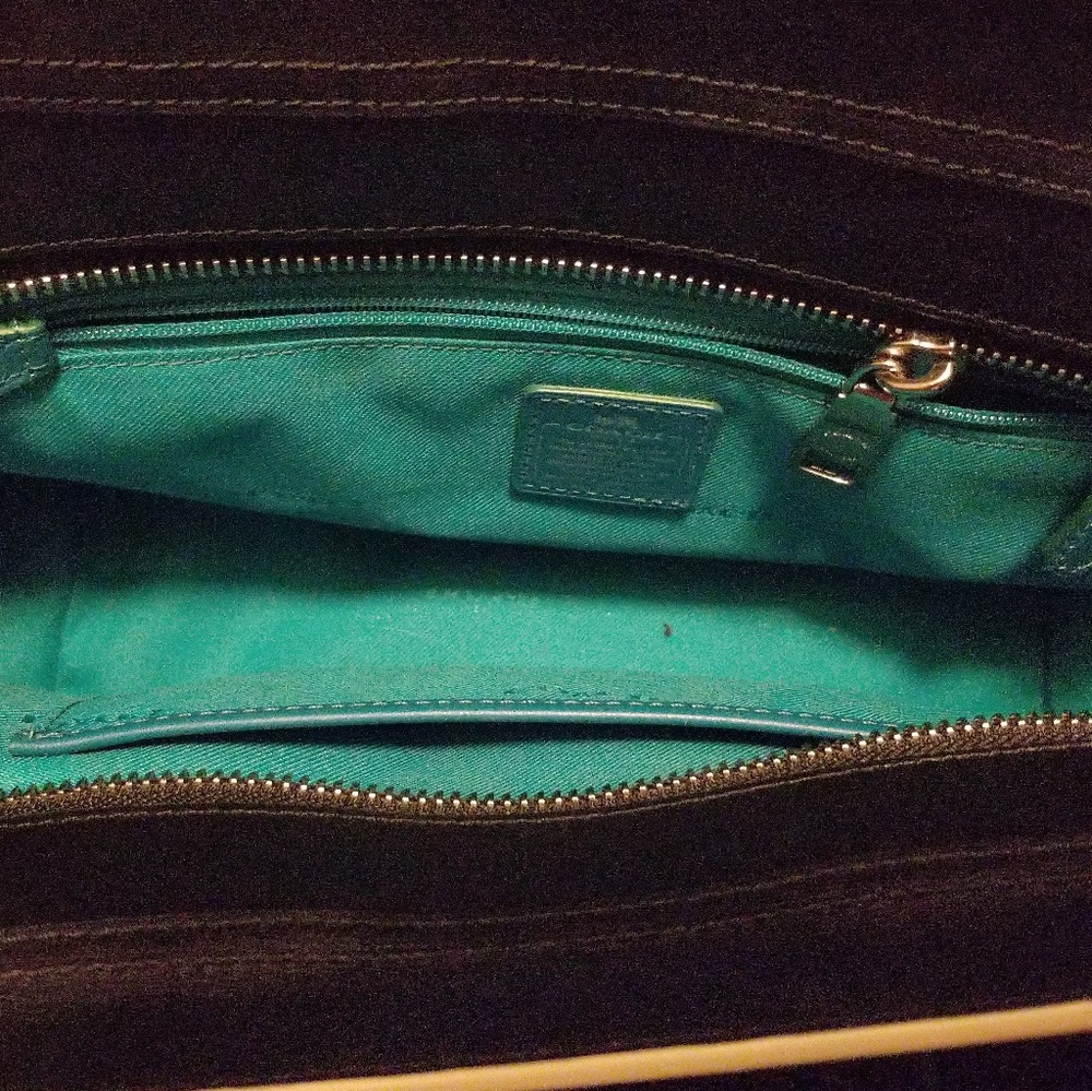 Coach Colorblock Satchel - Picture 2 of 3